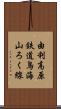 由利高原鉄道鳥海山ろく線 Scroll