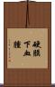硬膜下血腫 Scroll