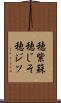 穂紫蘇 Scroll
