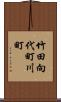 竹田向代町川町 Scroll