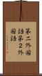 第二外国語 Scroll