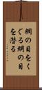 網の目をくぐる Scroll