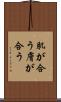 肌が合う Scroll