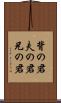 背の君 Scroll