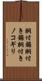 胴付鋸 Scroll