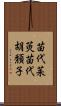 苗代茱萸 Scroll