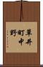 草井町中野 Scroll