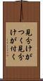 見分けがつく Scroll