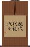 親代代 Scroll