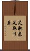 足取表 Scroll