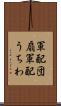 軍配団扇 Scroll