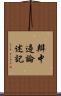 辯中邊論述記 Scroll