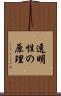 透明性の原理 Scroll