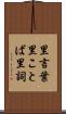 里言葉 Scroll
