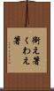 銜え箸 Scroll