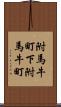 附馬牛町下附馬牛町 Scroll