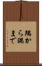 隅から隅まで Scroll