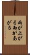 雨が上がる Scroll