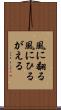 風に翻る Scroll