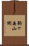 駒ヶ岳山側 Scroll