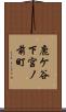 鹿ケ谷下宮ノ前町 Scroll