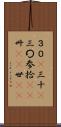 ３０(P) Scroll