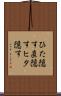 ひた隠す Scroll