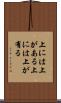 上には上がある Scroll