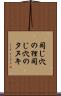 同じ穴の狸 Scroll