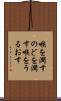 喉を潤す Scroll