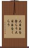 大目玉を食らう Scroll
