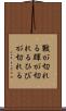 皸が切れる Scroll