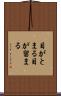 目がとまる Scroll