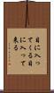 目に入ってくる Scroll