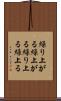 繰り上がる Scroll