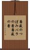 薔薇のつぼみ Scroll