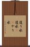 遣り水 Scroll