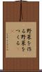 野菜を作る Scroll