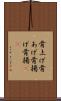 骨上げ Scroll