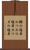 鰹の塩辛 Scroll