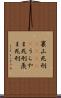 裏山死刑(ateji) Scroll