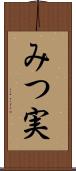 みつ実 Scroll