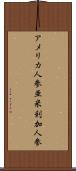 アメリカ人参 Scroll