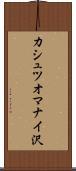 カシュツオマナイ沢 Scroll