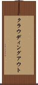 クラウディング・アウト Scroll