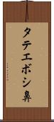 タテエボシ鼻 Scroll