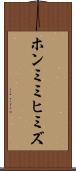 ホンミミヒミズ Scroll