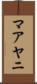 マアヤニ Scroll