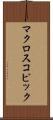 マクロスコピック Scroll