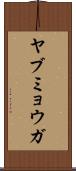 ヤブミョウガ Scroll